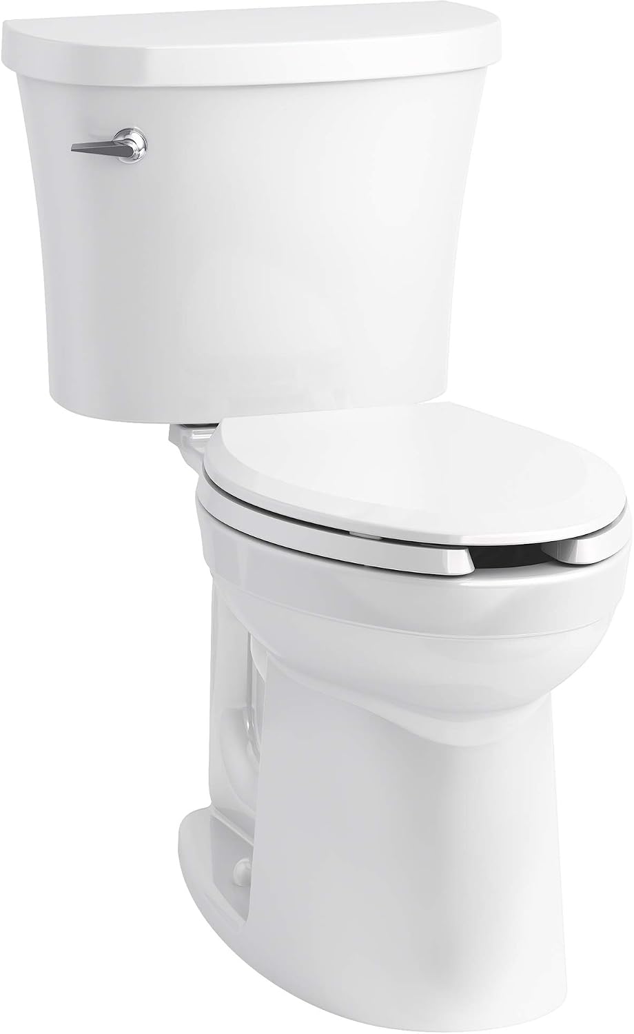 KOHLER Kingston™ Comfort Height® Two-Piece Elongated 1.28 Gpf Toilet with Left-Hand Trip Lever