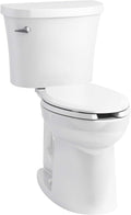 KOHLER Kingston™ Comfort Height® Two-Piece Elongated 1.28 Gpf Toilet with Left-Hand Trip Lever