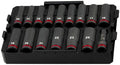 Socket Set For Milwaukee 49-66-6818 Impact Duty Socket 1/2'' Drive MM Tray Set (Size:15 x 10 x 5 in) - 16PC, Black
