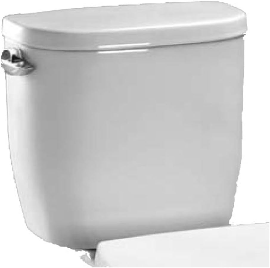 TOTO ST243E#01 Entrada Close Coupled Elongated Toilet Tank and Cover, White White