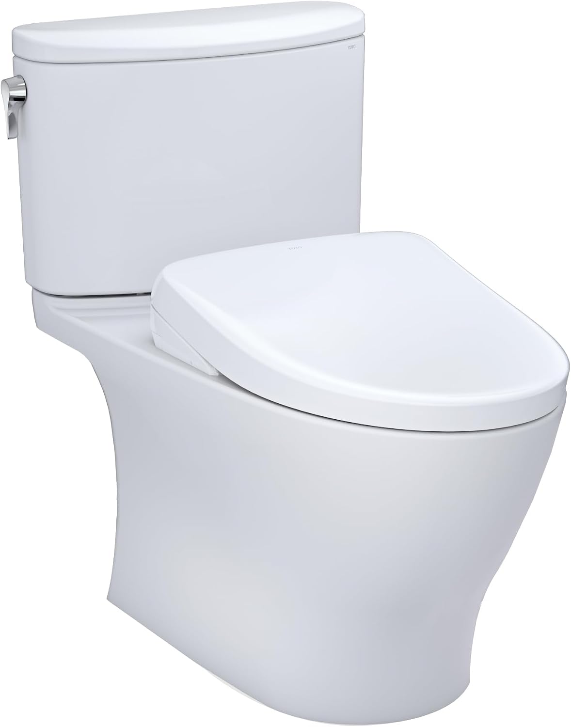 TOTO® WASHLET®+ Nexus® 1G® Two-Piece Elongated 1.0 GPF Toilet with S7A Contemporary Bidet Seat, Cotton White - MW4424736CUFG#01