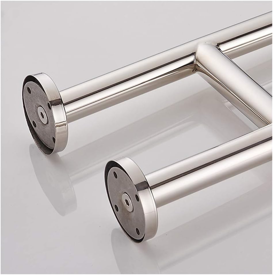 Toilet Frame Bathroom Toilet Grab Handles U-Shaped 24-Inch Grab Bars for Toilet and Bathrooms, Support Polished Chrome Safety Support Rail for Showers