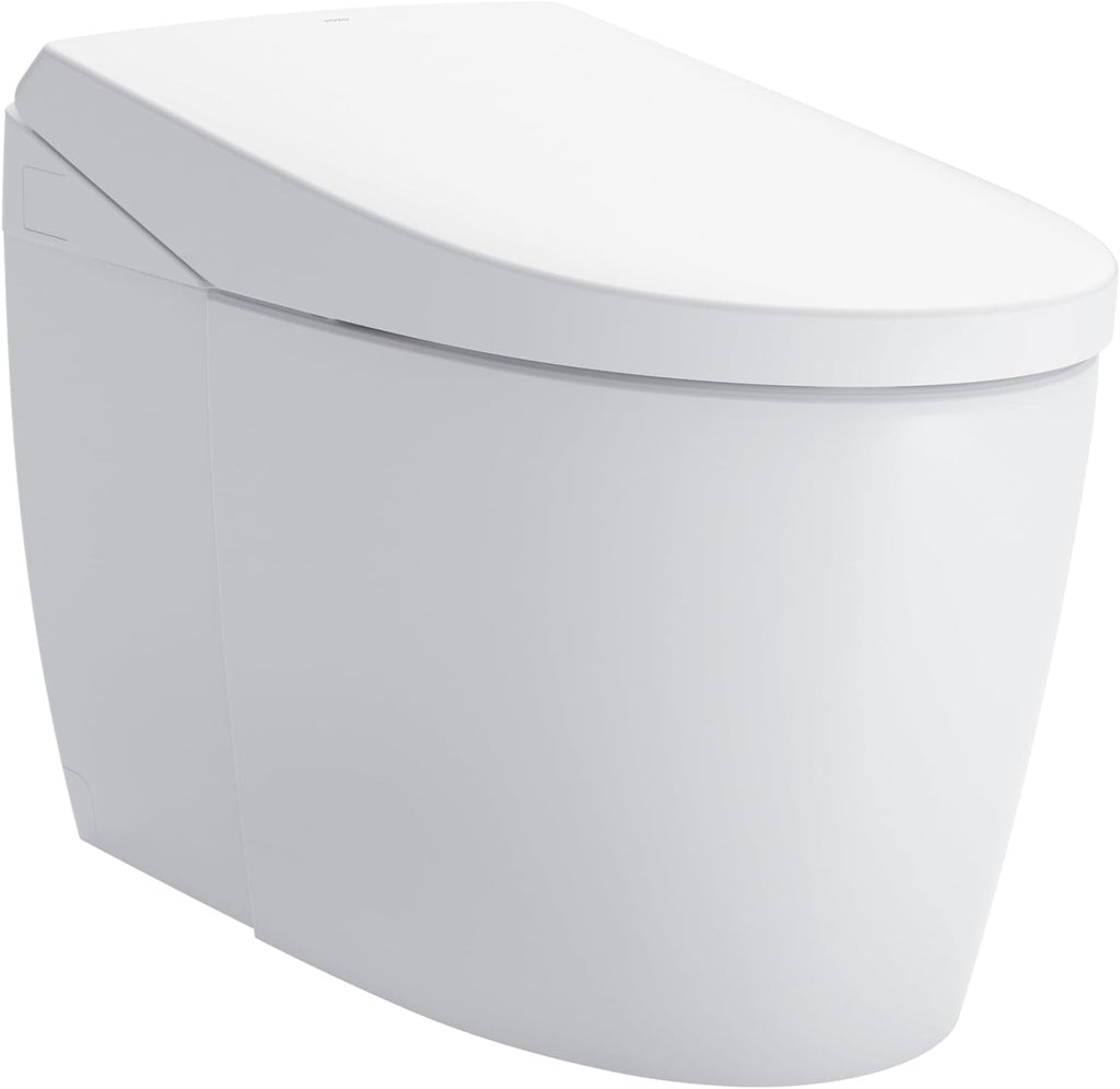 NEOREST AS Dual Flush 1.0 or 0.8 GPF Toilet with Integrated Bidet Seat and EWATER+, Cotton White - MS8551CUMFG#01