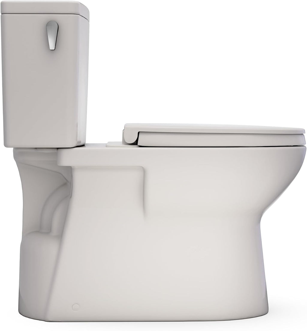 TOTO® Glaston™ 1G® Two-Piece Elongated 1.0 GPF WASHLET®+ and Auto Flush Ready Universal Height Toilet with CEFIONTECT® and SS124 SoftClose® Seat, Sedona Beige - MS472124CUFG#12
