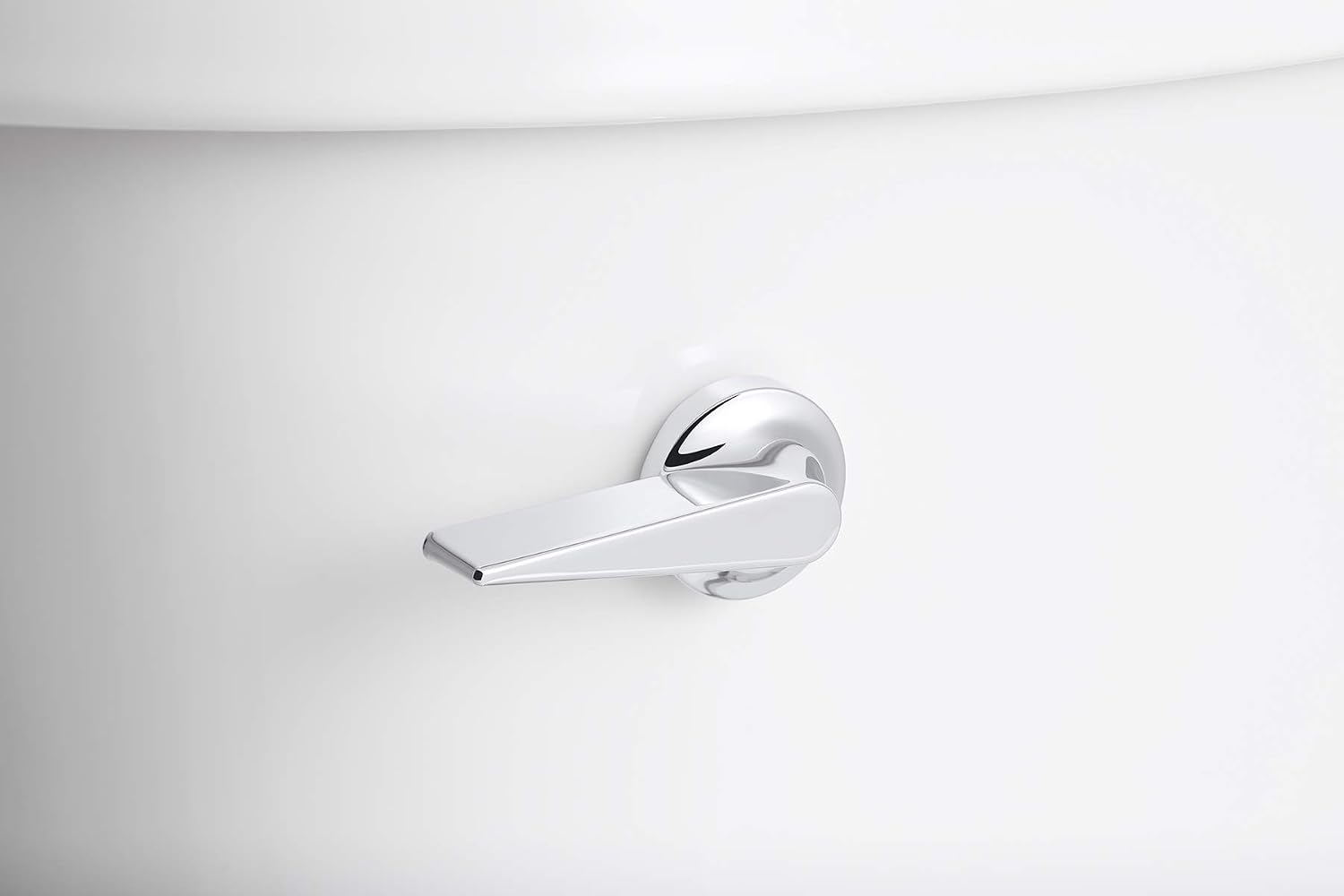 KOHLER Kingston™ Comfort Height® Two-Piece Elongated 1.28 Gpf Toilet with Left-Hand Trip Lever