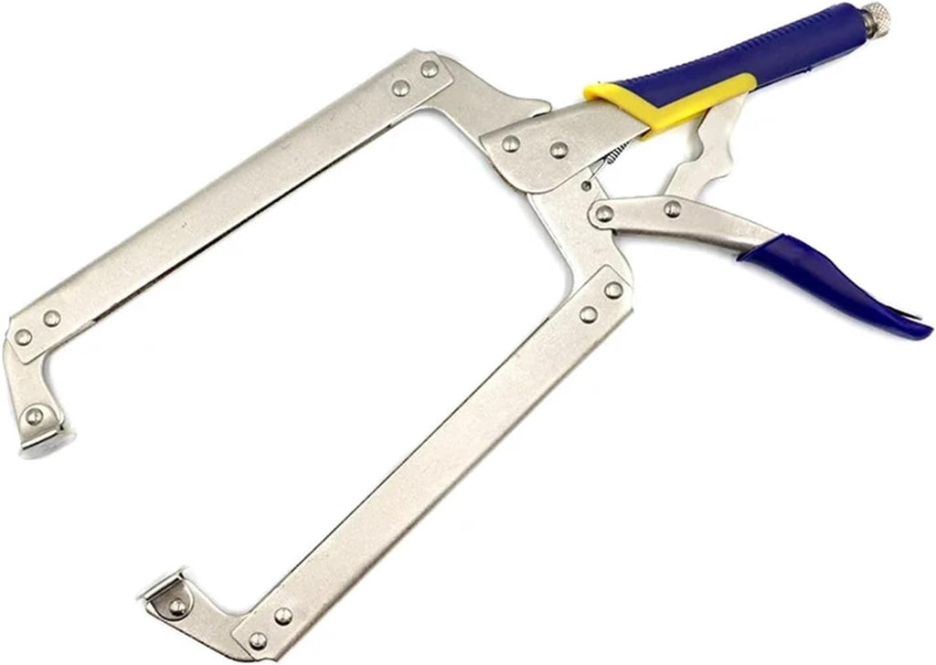 C clamp, 6''/9''/11''/14'/18' Adjustable C-Clamp Welding Pliers Locking Vice Grip Quick Weld Holders(11 Inch)