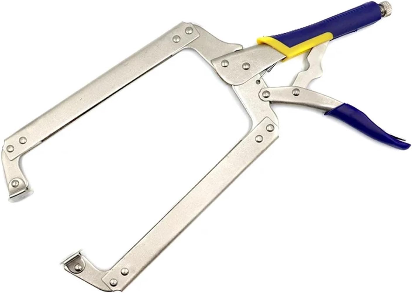 C clamp, 6''/9''/11''/14'/18' Adjustable C-Clamp Welding Pliers Locking Vice Grip Quick Weld Holders(11 Inch)