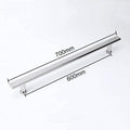 Shower door handles,Shower Door Handle and Pulls Replacement Sets for Glass Door | Bathroom Door Knobs for Shower Enclosures Screen Internal/External | Polish Chrome Towel Bar Gate Hard ( Size : 600mm