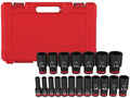 49-66-7012 For Milwaukee Shockwave 1/2' Impact Duty Sae Socket Set - 19 Pc, Dimensions: 16.3 in x 2.7 in x 10.5. Weight: 14.9 lbs