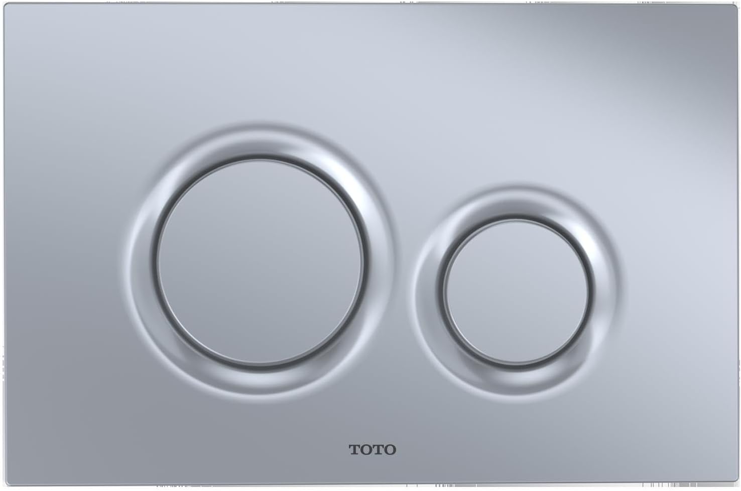TOTO® RP® Compact Wall-Hung Elongated Toilet and DuoFit® In-Wall 0.9 and 1.6 GPF Tank System Copper Supply Line, Matte Silver - CWT427227CMFG#MS