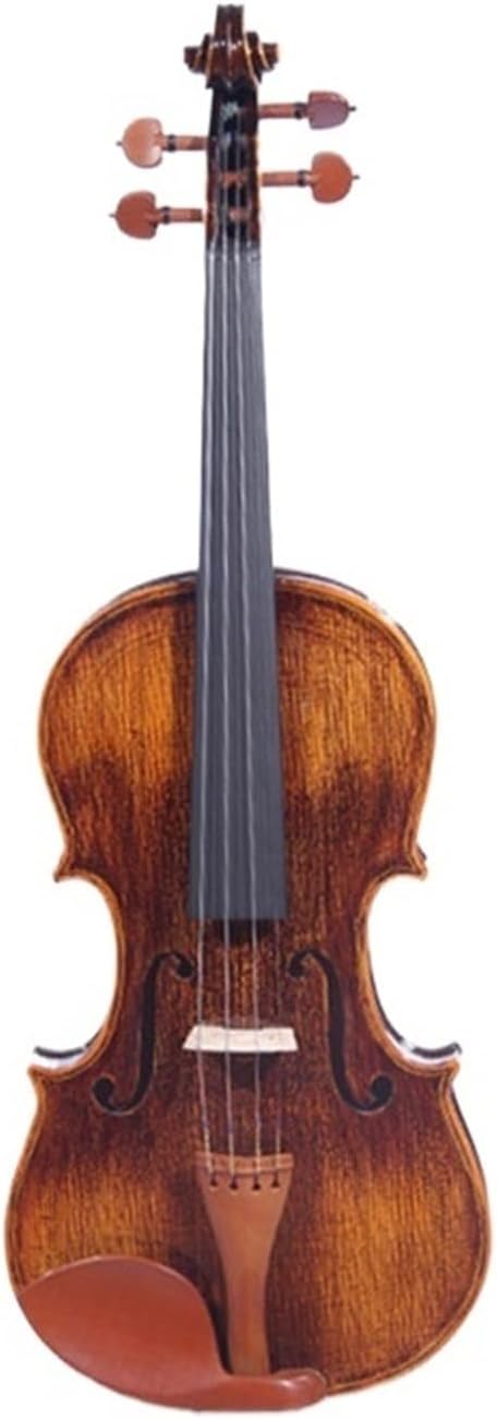 Violin 1/2 Violin Adult Beginner Handmade Solid Wood Pattern Maple Musical Instrument Practice(1/2)