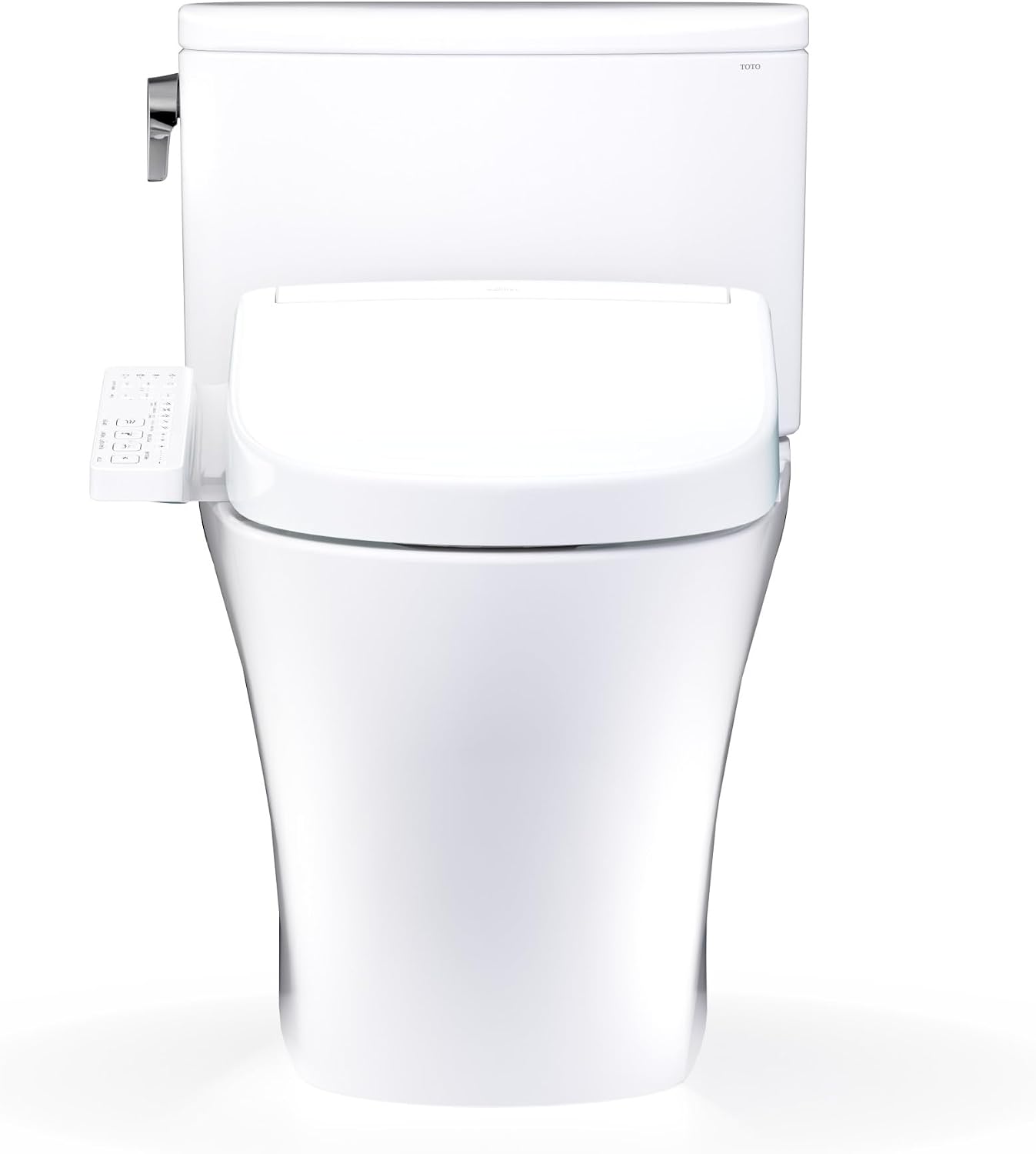 TOTO® WASHLET®+ Nexus® Two-Piece Elongated 1.28 GPF Toilet with S2 Bidet Seat, Cotton White - MW4423346CEFG#01