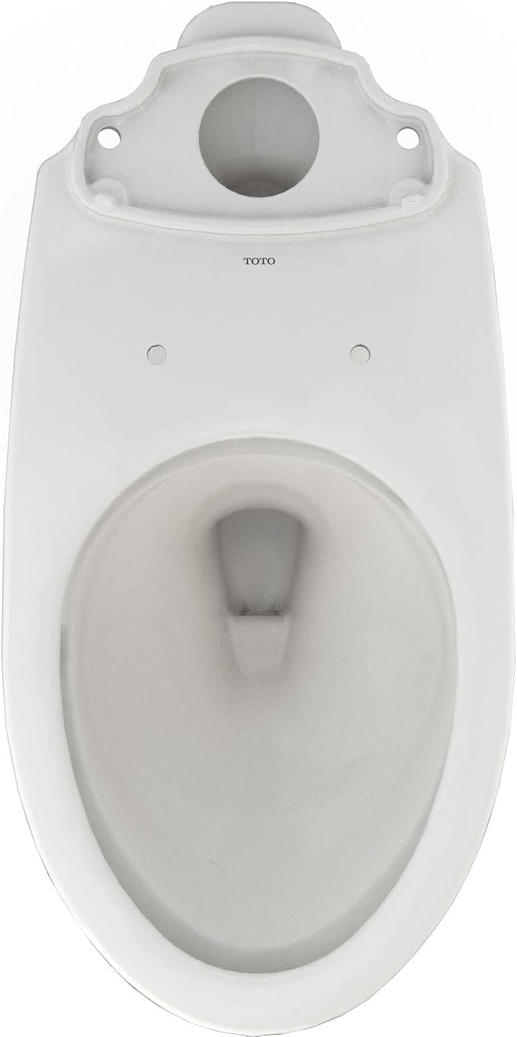 TOTO Drake Elongated TORNADO FLUSH Toilet Bowl with CEFIONTECT, Colonial White - C776CEG#11