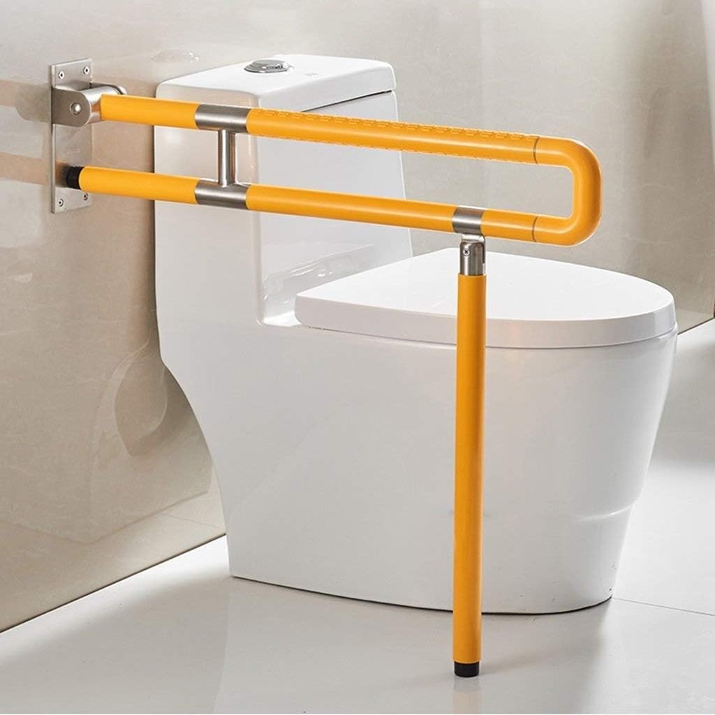 Grab Bars Handle Safety Support Hand Rails Bathroom Handrail Suction Cup Stainless Steel Grab Bar Safety Ar Wall-Mounted White/Yellow Safety Armrest Ar Wall-M