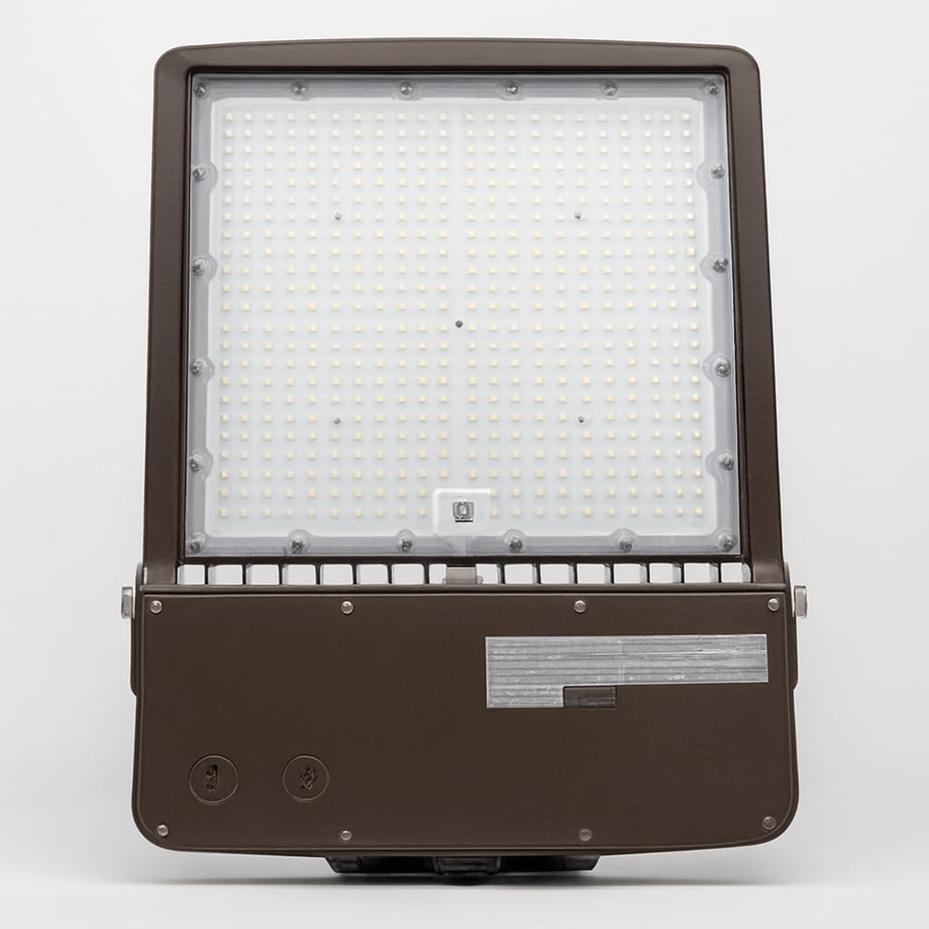 300W LED Flood Light Outdoor with Photocell, 43,500 Lumens, Waterproof Street & Area Lighting Fixture