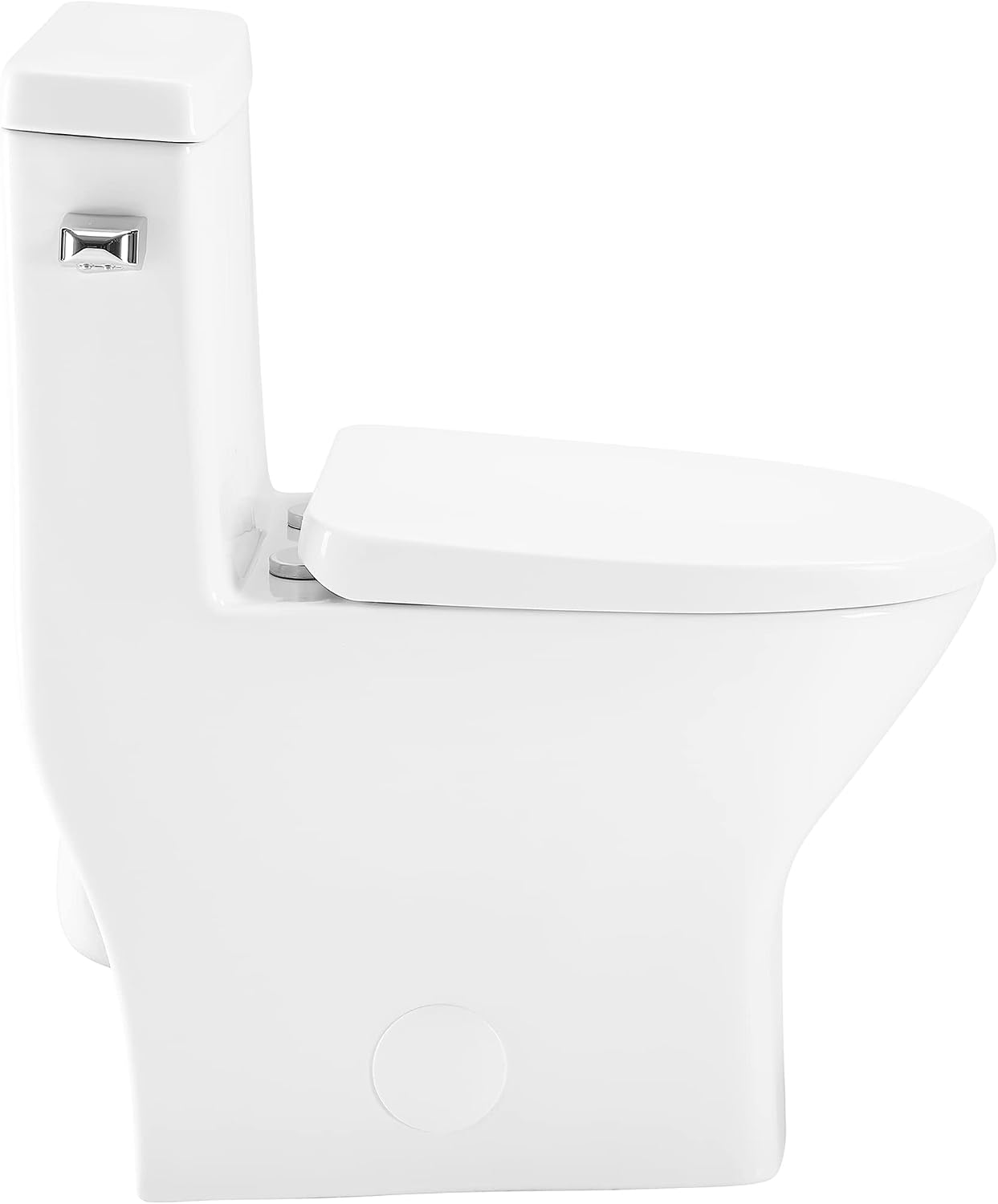 Sublime II One-Piece Round Toilet with Left Side Flush, 10' Rough-In 1.28 gpf
