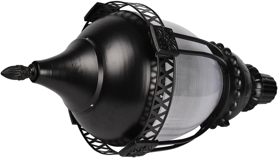 LED Acorn Post Top Light with Photocell Wattage and Color Adjustable 100W/80W/60W 3000K/4000K/5000K 100-277V Vintage Style Exterior Lighting for Driveway Yard Garden Park, UL Listed