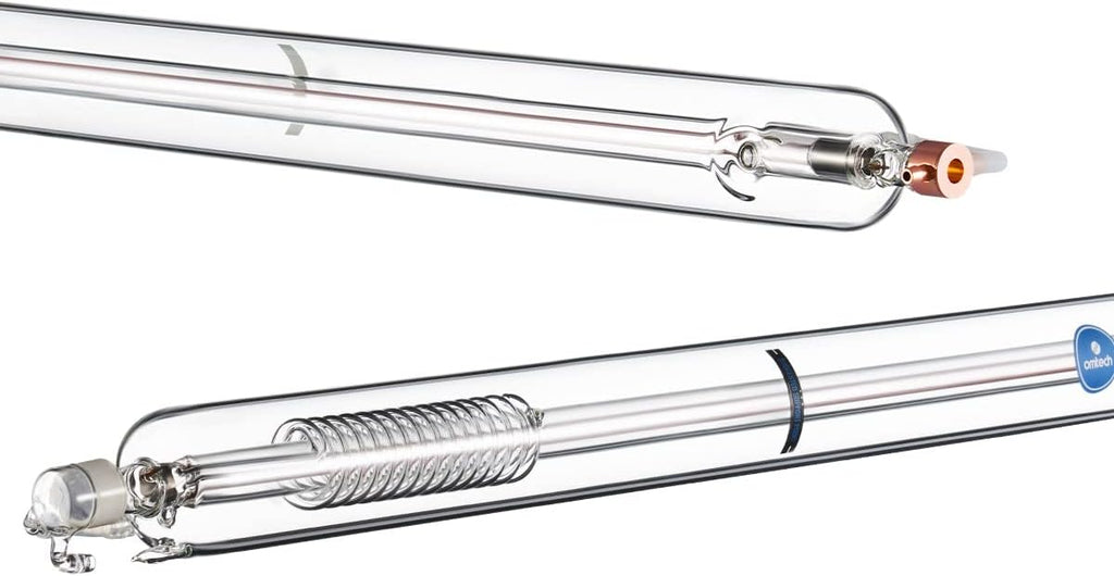 OMTech 150W CO2 Laser Tube for Laser Engraver & Cutter Machine, 1850mm 80mm Dia Laser Cutter Tube with Borosilicate Glass 10000hr MTTF, Laser Cutting Engraving Machine Replacement Tube for Wood Stone
