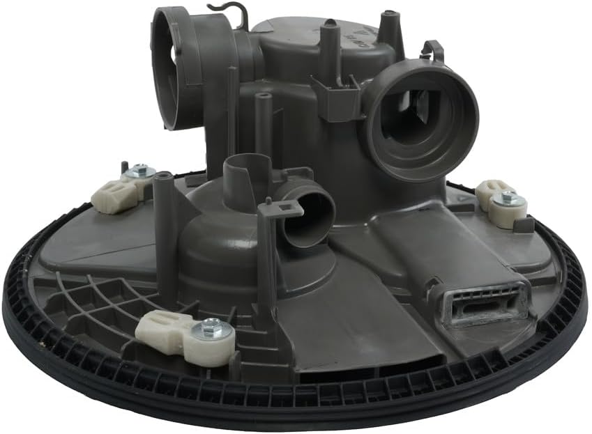 Whirlpool WPW10455268 OEM Dishwasher Sump and Seal Assembly, Black