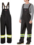 Viking Professional Journeyman 300D Trilobal Rip-Stop Fire Resistant Bib Overalls - FR Pants for Men