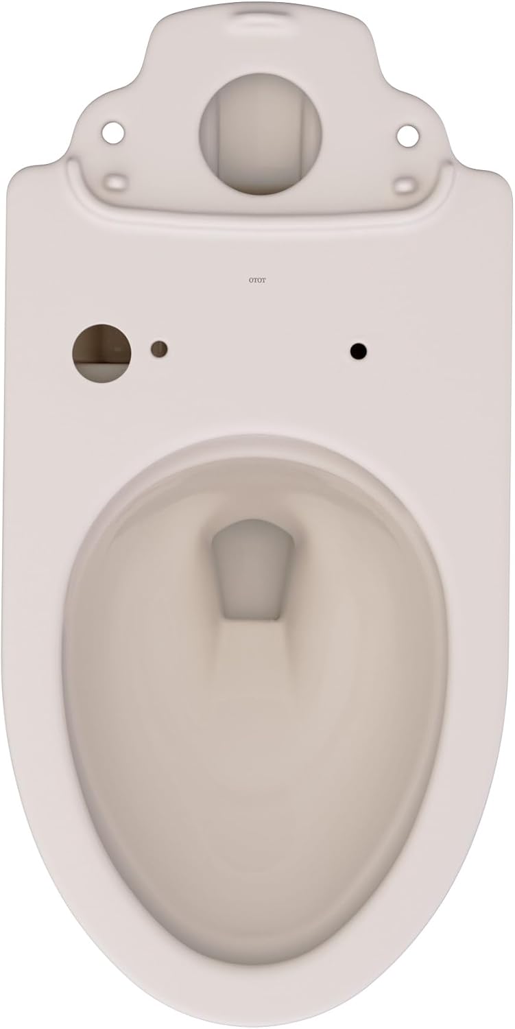 TOTO® Glaston™ WASHLET®+ Elongated Skirted Toilet Bowl with CEFIONTECT®, Bone - CT472CUFGT40#03