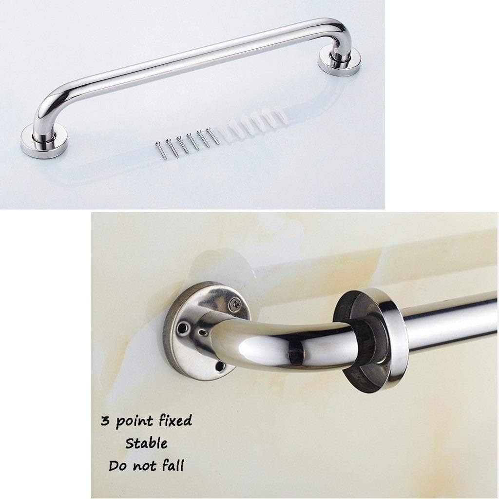 Grab Rails for Bathroom Handrails Grab Bar Shower for Bathtubs and Bathroom, Chrome Support Handrail, Handle-Slip Rail for ly and Disab