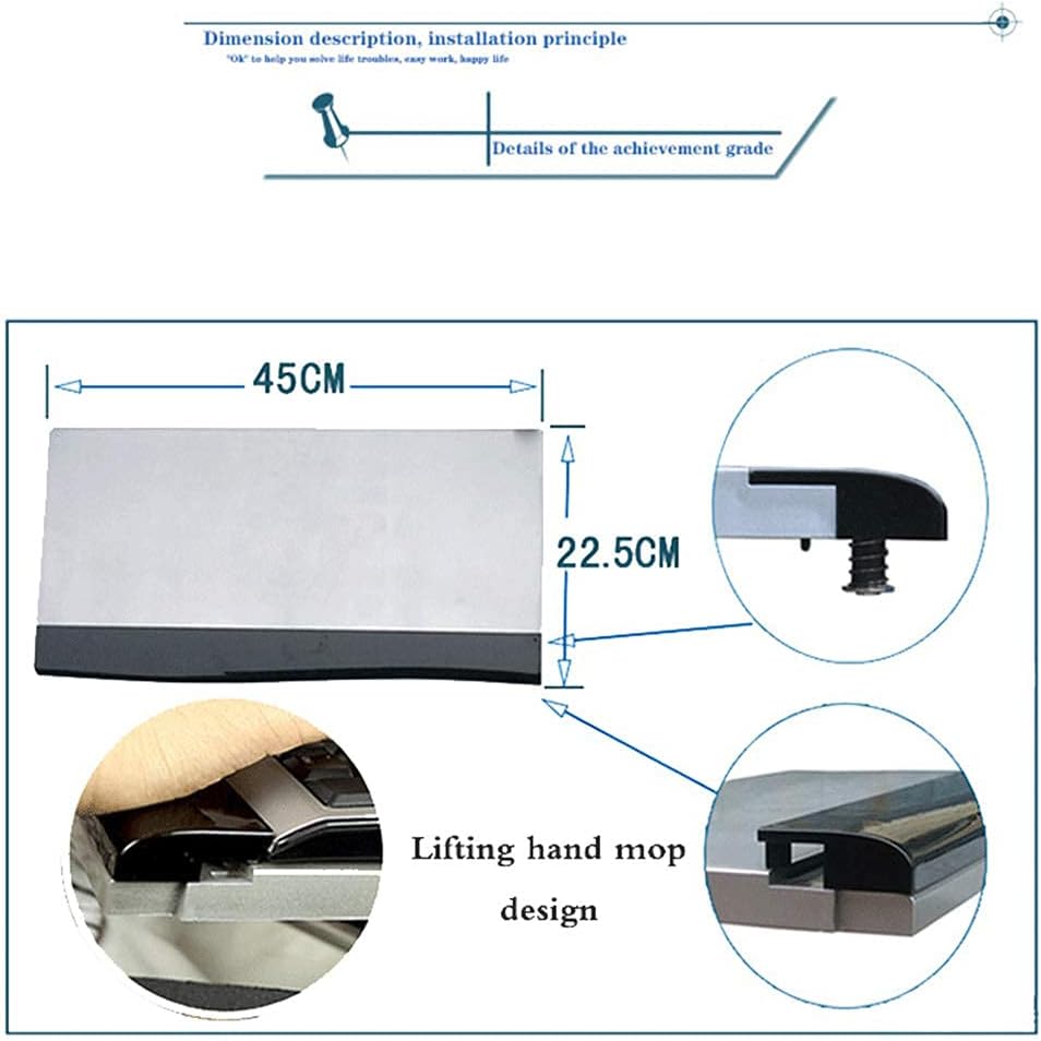 Wheelchair Lap Tray, Wheelchair Laptop Desk Can Be Lifted, Rotated and Folded Adjustable Distance and Height for Child/Seniors/Patients Eating