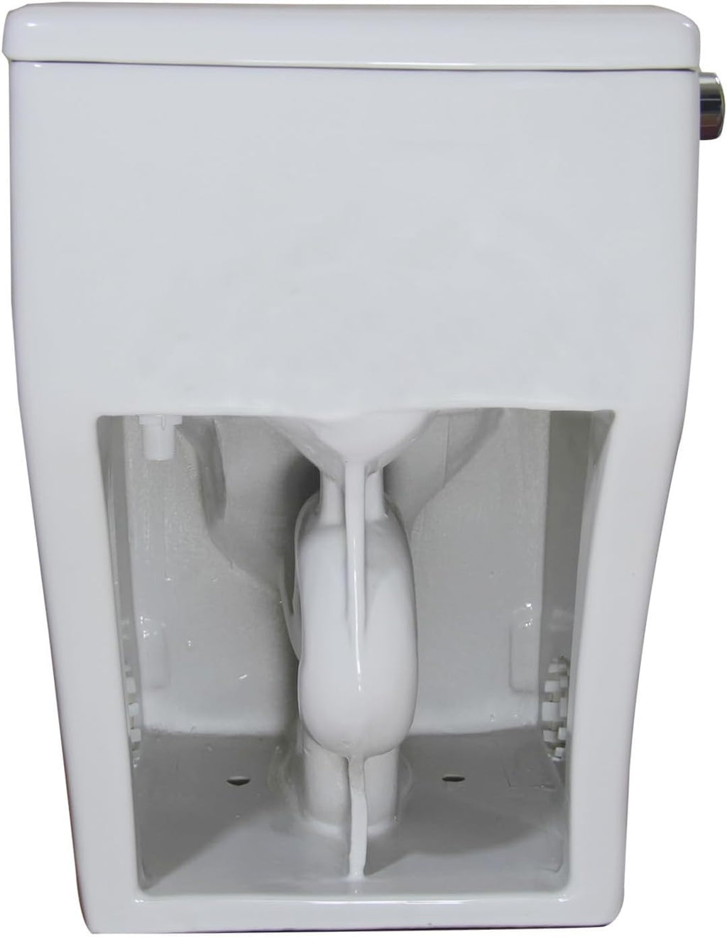 WinZo 2 PACK Elongated One Piece Toilet, Low Profile High Efficiency 1.28 GPF Single Side Flush, Space Saving Design, White