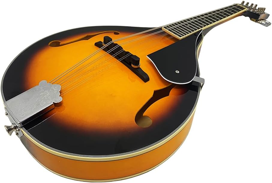 Mandolin Musical Instrument A Style Acoustic Mandolin Instrument Kit 8 String for Beginners Adults with Carrying Case Extra Strings Picks Cleaning Cloth