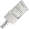 300W White High Voltage 480v LED Shoebox Area Light Parking Lot Lighting Street Lamp Type III Distribution 5000k Daylight Lighting Facts Slip Fitter/Direct Mount/Trunnion Mount Optional