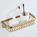 IsolaY Brass Bathroom Accessories Hardware Set Towel Bar Rail Rack Toilet Paper Holder Toilet Brush Shower Soap Dish Holder,30cm