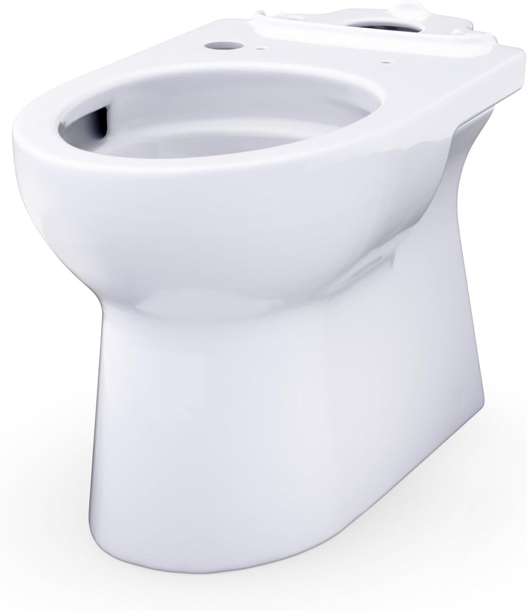 TOTO® Glaston™ WASHLET®+ Elongated Skirted Toilet Bowl with CEFIONTECT®, Cotton White - CT472CUFGT40#01