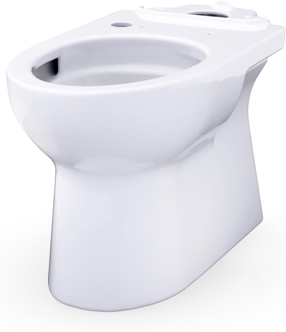 TOTO® Glaston™ WASHLET®+ Elongated Skirted Toilet Bowl with CEFIONTECT®, Cotton White - CT472CUFGT40#01