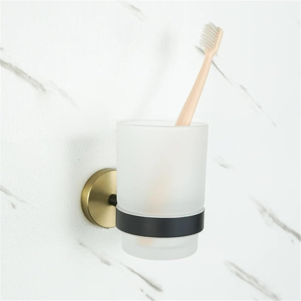 Black Gold Wall Mount Shelf Toilet Bath Hardware Paper Holder Towel Bar Rack Rail Rod Hook Hanger Bathroom Accessories(Single Towel Bar500)