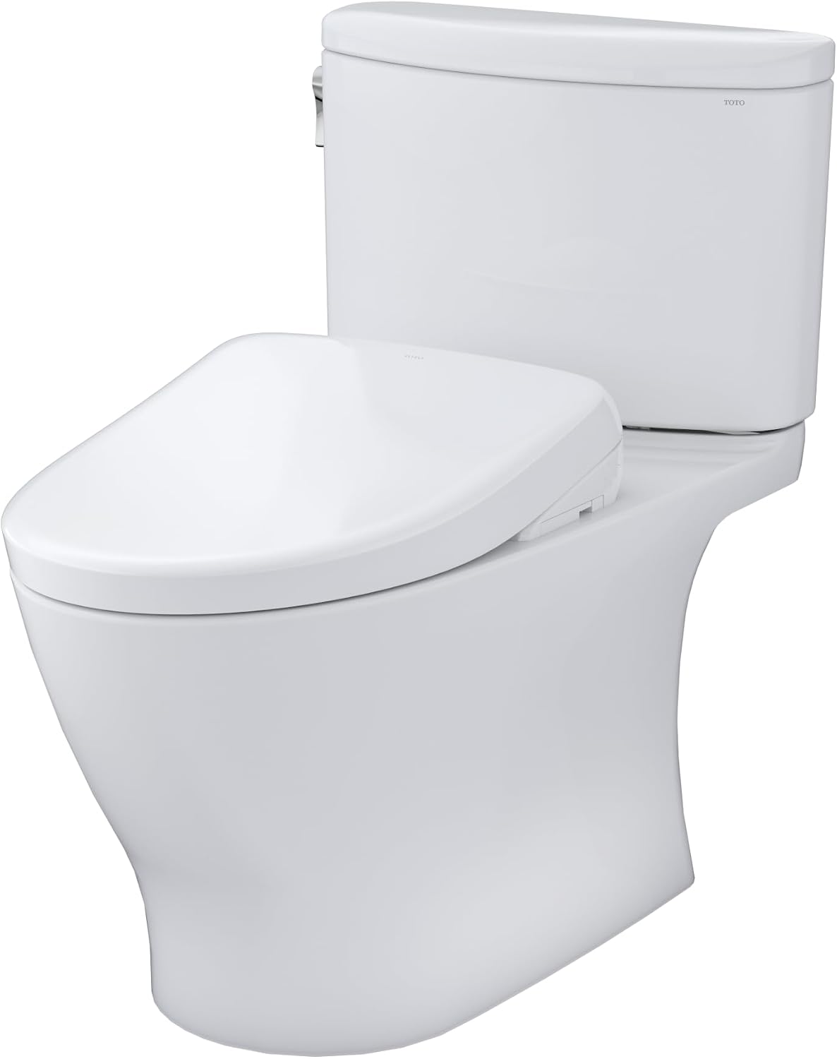 TOTO® WASHLET®+ Nexus® 1G® Two-Piece Elongated 1.0 GPF Toilet with S7 Contemporary Bidet Seat, Cotton White - MW4424726CUFG#01