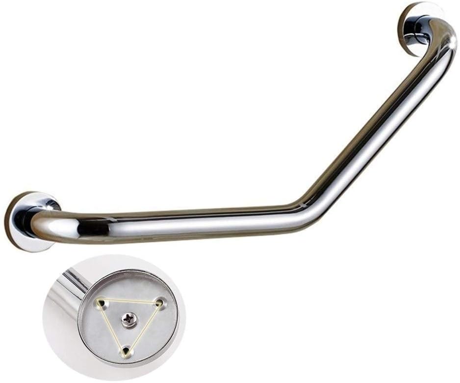 handrail Handrails Grab Bar Brass, Bathtub Handrail Bathroom Shower-Slip Polished Chrome Elderly Disabled Pregnant Women Handle Towel Rack/Silver