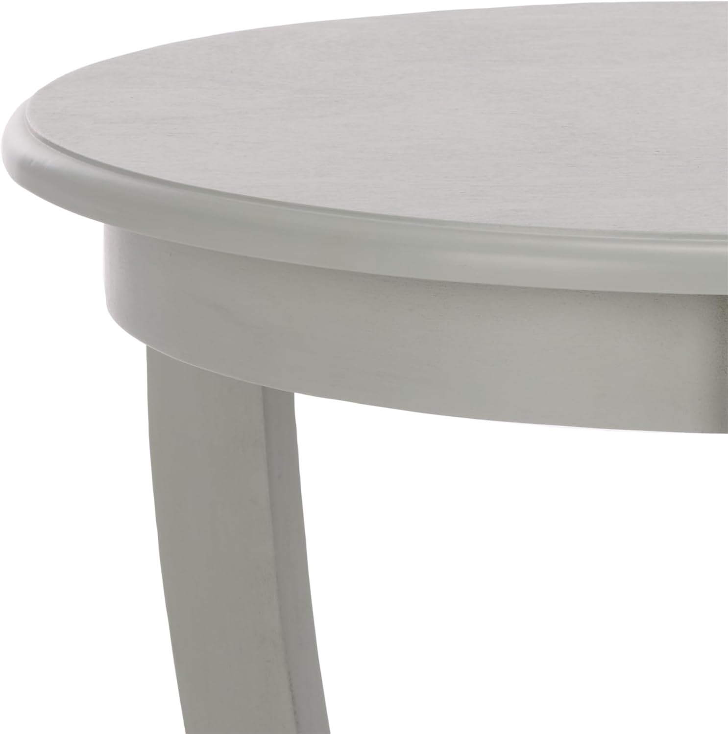SAFAVIEH Furniture - Mary Pedestal Table - Robins Egg Blue - Solid Wood - Farmhouse Pedestal Design - Ideal for Living Room, Entryway, Home Office, 18.1' W x 18.1' D x 26' H (AMH5711L)