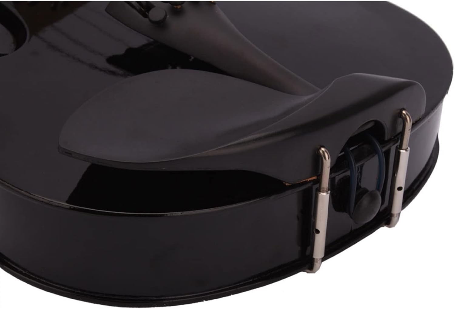 TSTS 4/4 Full Size Acoustic Violin Fiddle Black with Case Bow Basswood Wood Stringed Musical Instruments Adults Violins (Color : 02)