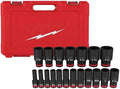 NEW 49-66-7012 for Milwaukee 1/2 in 6 Point Socket Set Non Slip - 19PC