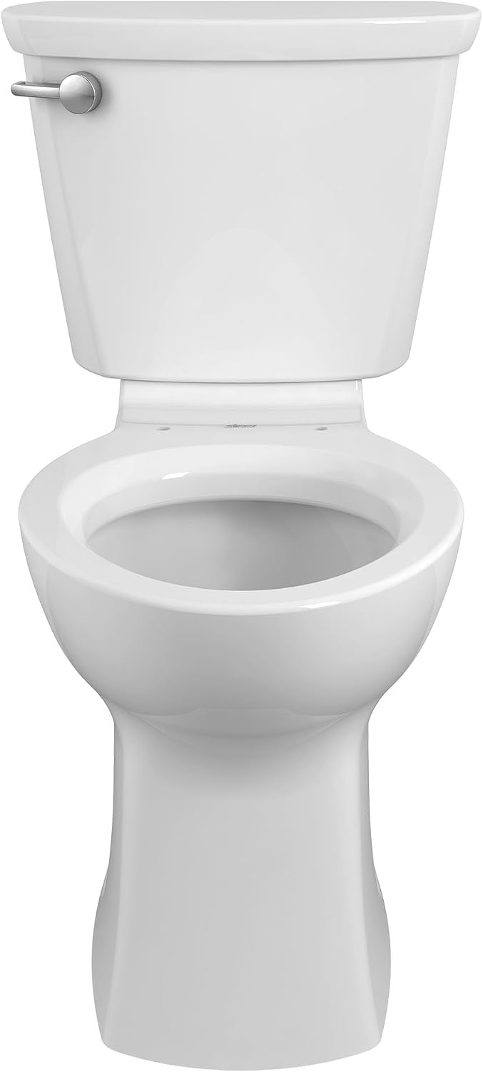American Standard 215AB104.020 Cadet PRO Two-Piece Toilet Less Seat, Elongated Front, 10-in Rough-In, White, 1.28 GPF
