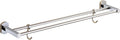 Towel Rail for Bathroom, 2-Tier Bath Towel Rack All Copper Towel Rail with Hooks Wall Mounted Towel Holder Towel Bar Rail for Kitchen Bathroom(Chrome,30cm-100cm)(SZ:70cm) (Color : Multi Colored, Siz