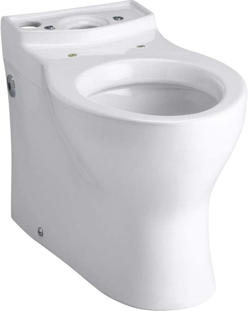 Kohler K-4322-0 Elongated Toilet Bowl Only 1.28 GPF White
