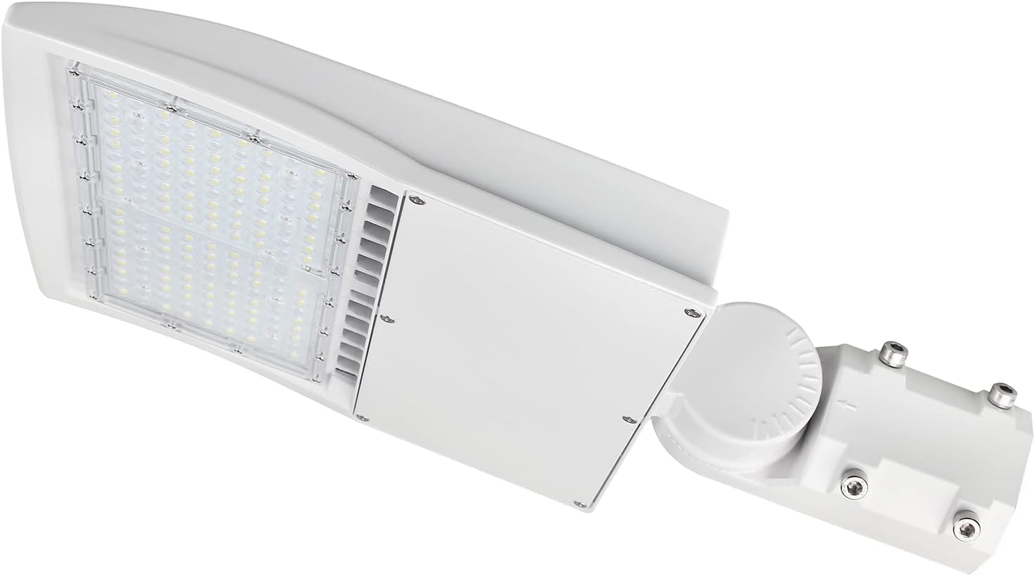 150W LED Parking Lot Light, 21000 LM 5000K White LED Shoebox Light [700W MH/HPS Equiv.] Adjustable Slip Fitter Mount Outdoor Pole Court Street Lighting- 100-277V
