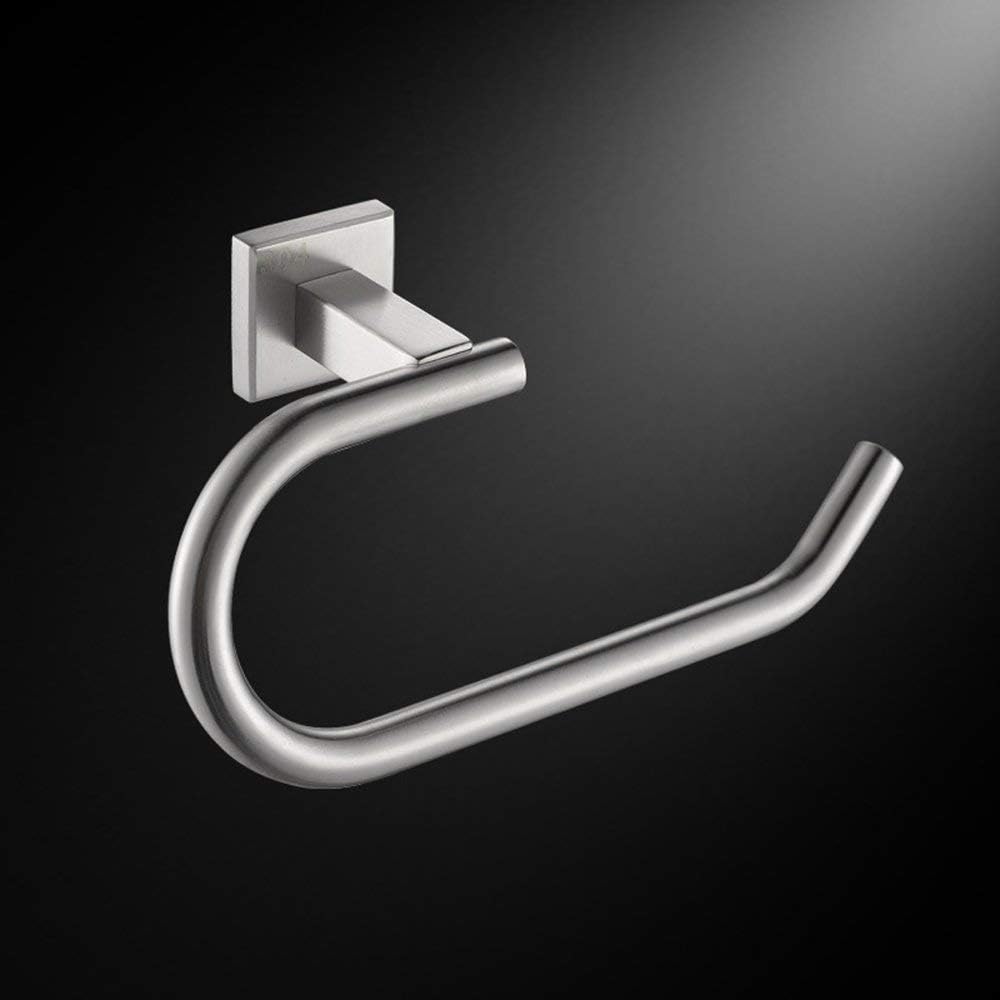 Towel Holder Self Adhesive- Towel Ring Stainless Steel Towel Rail for Bathroom,Hand Towel Bar, Double Bar Towel Shelf Wall Mounted Bathroom Towel Rack Brass Kitchen Towel Shelves,Chrome Finished,Towel