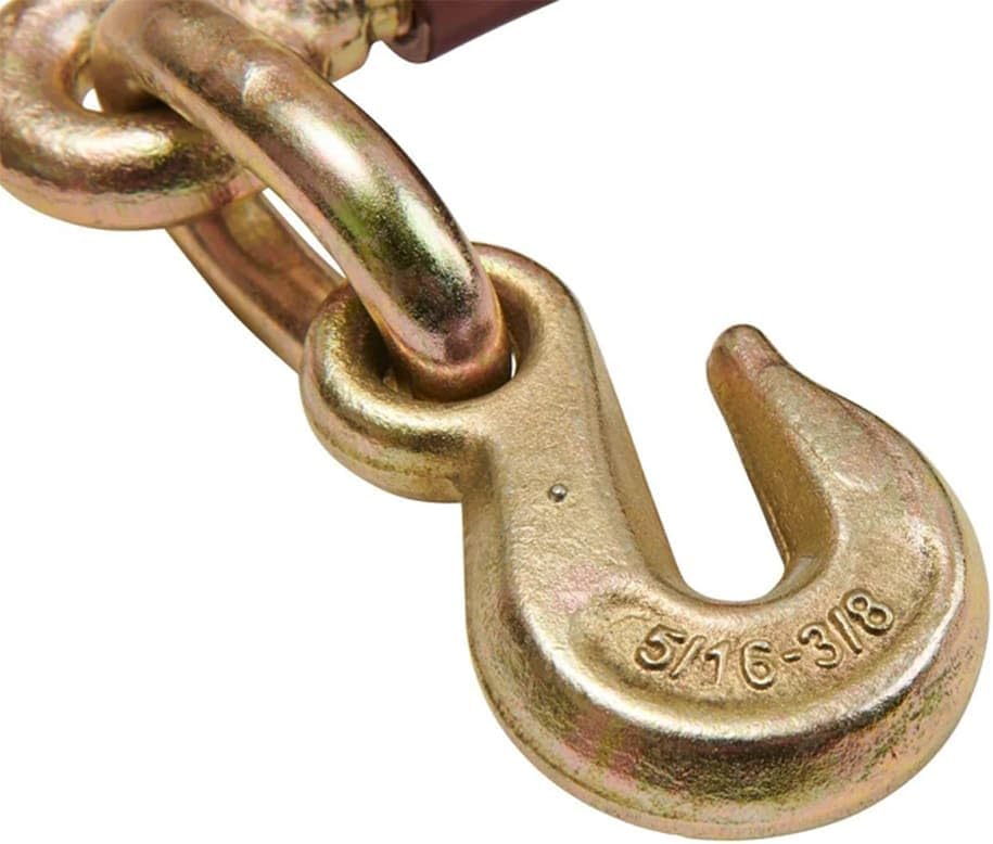 Mytee Products (4 Pack) PRO Heavy Duty Chain Binder Ratchet Style 5/16' - 3/8' w/Grab Hooks, 7,100 lbs WLL