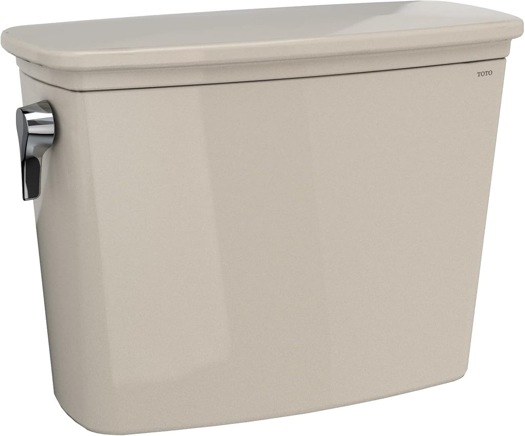 TOTO Drake Transitional 1.28 GPF Toilet Tank with WASHLET+ Auto Flush Compatibility, Bone - ST786EA#03