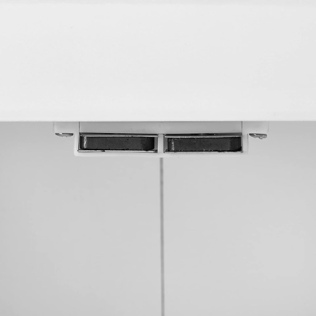 Crosley Furniture Savannah 2-Piece Wall Storage Cabinet, Cabinets for Laundry, Bathroom, Kitchen, White