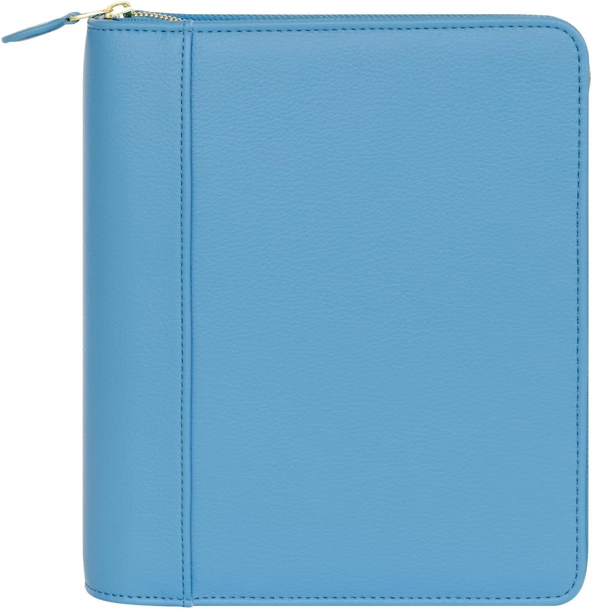 FranklinCovey - Thalia Ring-Bound Binder for FranklinCovey Planners | Simulated Leather - Zipper Binder (Classic, Blue Lagoon)