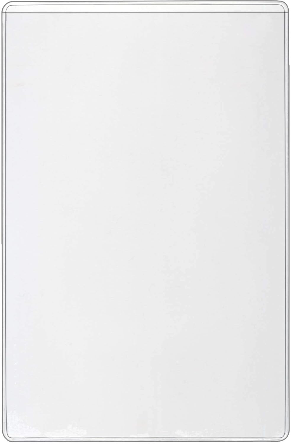 StoreSMART - Peel & Stick Pocket - 6' x 9 1/2' Open Short Side - 300-Pack - Clear Vinyl Plastic - STB109S-300