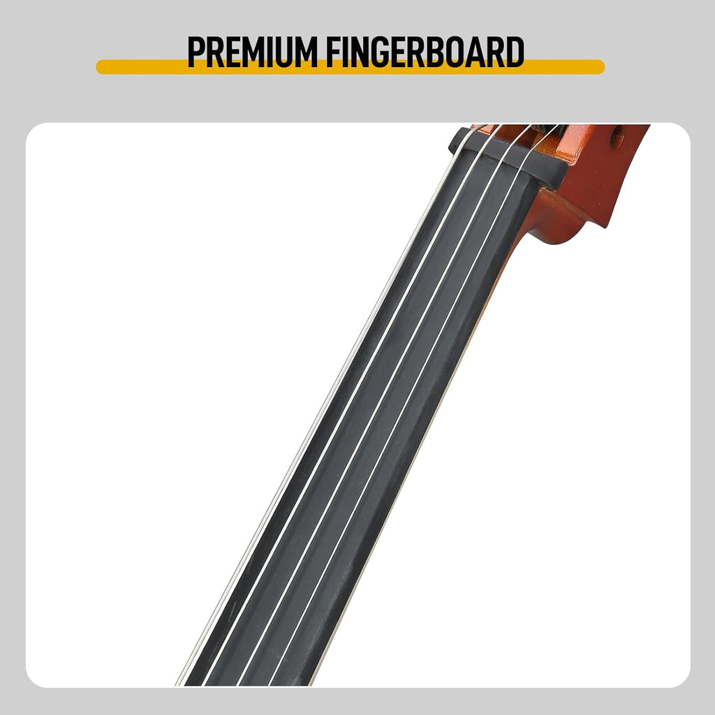 Professional Solid Wood Electric Cellos,4/4 Full Size Electric Style Cello,Student Cello Set,with Case Bow Rosin Earphone Connecting Line,Cellos Musical Instrument for Adults & Beginners (Natural)